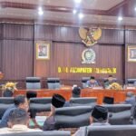 Suasana rapat paripurna di Graha Paripurna Gedung DPRD Trenggalek