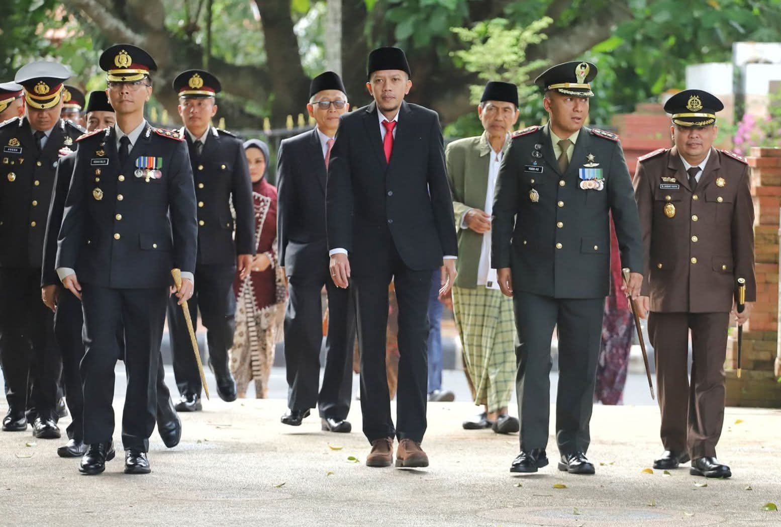 peringatan Hari Bhayangkara ke-79 yang digelar di Pendopo Manggala Praja Nugraha